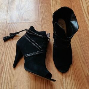 Vince Camuto Heel Tassel Booties